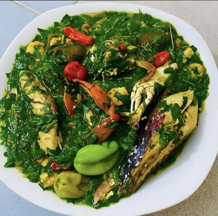 Banku | Tilapia | Okro Stew