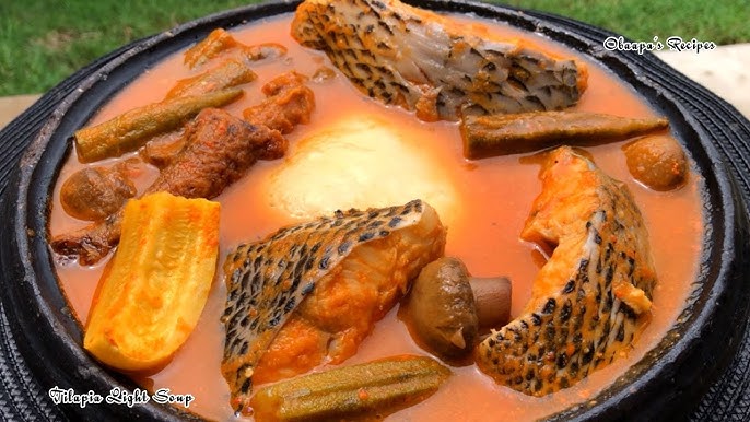 Fufu | Light Soup | Tilapia