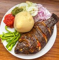 Banku | Full Tilapia | Chilli Sauce
