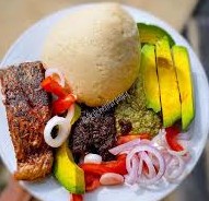 Banku | Half Tilapia | Chilli Sauce