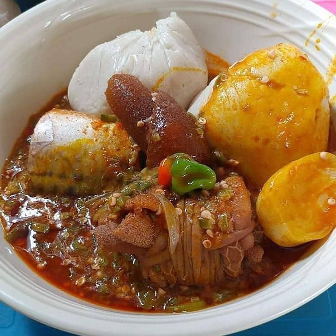 Banku | Salmon | Chicken | Beef