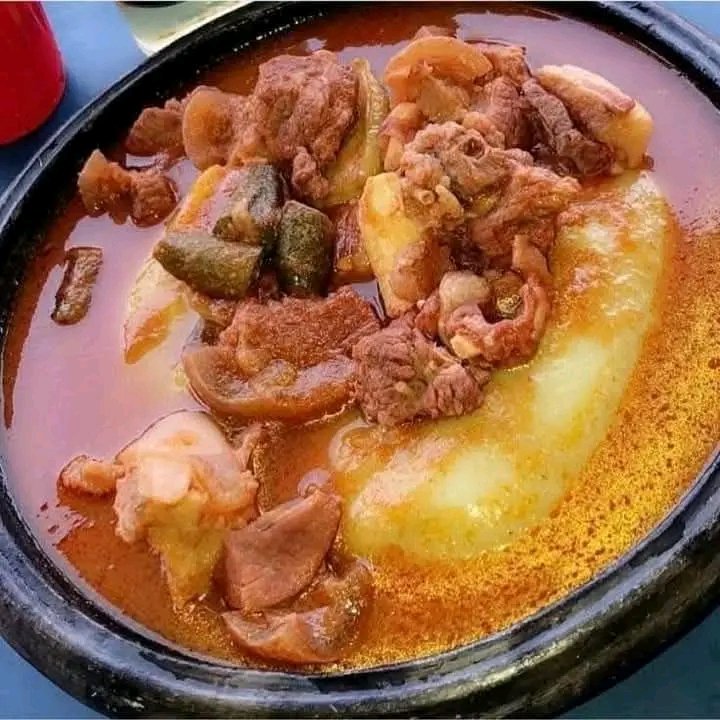Fufu | Light Soup | Goat Meat