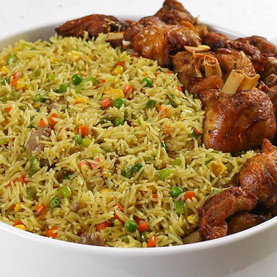 Fried Rice | Oven Grilled Chicken | Fried Fish