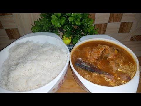 Plain Rice Light Soup | Fish